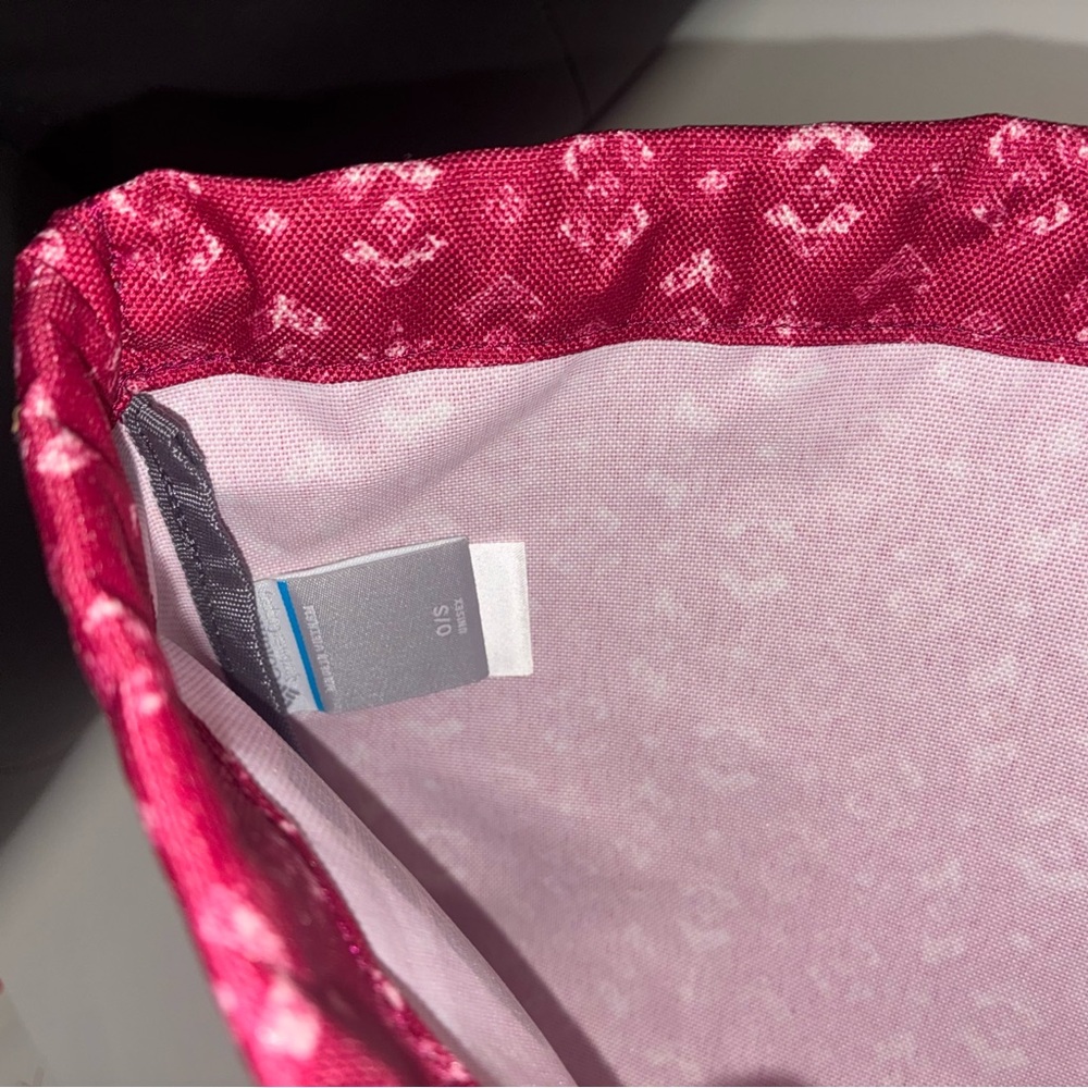 Columbia Pink Patterned Drawstring Bag - Picture 2 of 7